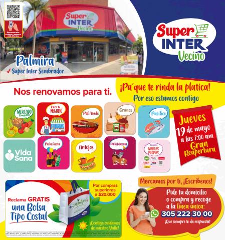 Catálogo Super Inter en Pereira | vecinos  | 19/5/2022 - 23/5/2022