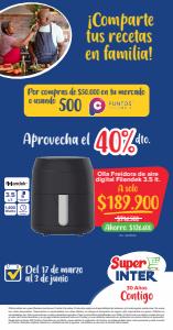 Catálogo Super Inter en Yumbo | Aprovecha 40% Menos | 17/3/2023 - 3/6/2023