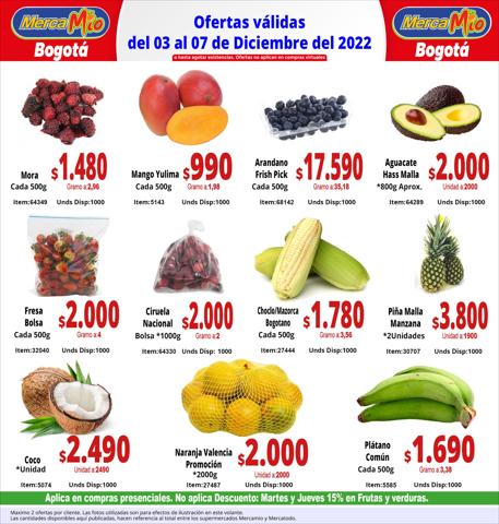 Ofertas de Supermercados | Ofertas MercaMio de MercaMío | 5/12/2022 - 8/12/2022