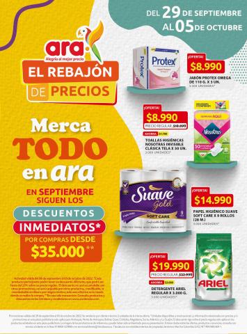 Ofertas de Supermercados en Barranquilla | Ara-Rebajon-Semana-90-Norte de Ara | 29/9/2022 - 5/10/2022