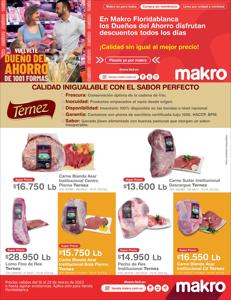 Catálogo Makro en Tabio | Ofertas Makro | 16/3/2023 - 22/3/2023
