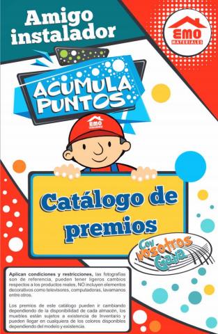 Catálogo Materiales EMO en Bogotá | Catàlogo de Premios | 16/6/2022 - 31/12/2022