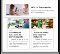 Ofertas de Bancos y Seguros en Medellín | Ofertas Bancolombia de Bancolombia | 5/1/2023 - 10/3/2023