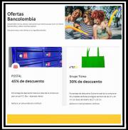 Catálogo Bancolombia | Ofertas y Descuentos | 1/6/2023 - 30/6/2023
