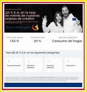 Ofertas de Bancos y Seguros en Santa Marta | Tarjetas de Crédito de Banco de Bogotá | 5/4/2023 - 31/5/2023