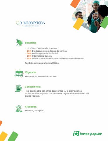 Ofertas de Bancos y Seguros en Caldas Antioquia | Ofertas Banco Popular de Banco Popular | 5/10/2022 - 4/11/2022