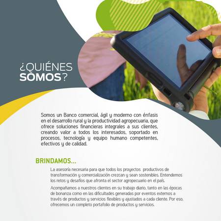 Catálogo Banco Agrario de Colombia | Portafolio de Productos y Servicios | 20/9/2021 - 31/12/2022