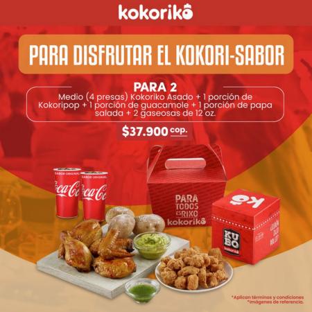 Ofertas de Restaurantes en Bogotá | Combos para Compartir de Kokoriko | 4/7/2022 - 31/7/2022