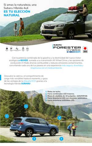 Catálogo Subaru | Forester Hybrid v9 | 19/4/2021 - 31/12/2022