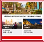 Ofertas de Viajes | Vuela Barato desde Colombia de Avianca | 1/6/2023 - 10/6/2023