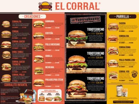 Catálogo El Corral | Menú el Corral | 15/9/2022 - 31/1/2023