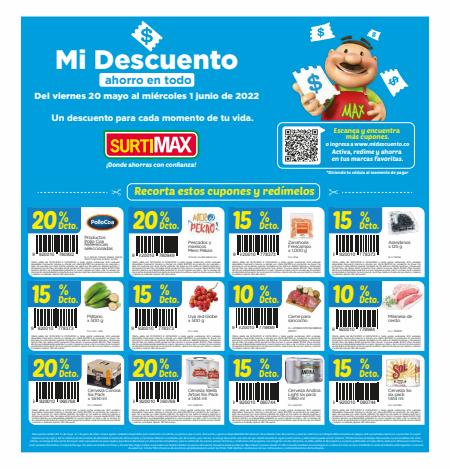 Catálogo Surtimax en Bogotá | Mi descuento del 13 mayo al 1 junio 2022 | 23/5/2022 - 1/6/2022