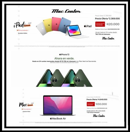 Catálogo Mac Center | Ofertas Mac Center | 21/1/2023 - 30/1/2023
