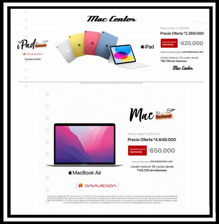 Catálogo Mac Center | Ofertas Mac Center | 21/1/2023 - 30/1/2023