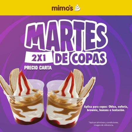 Ofertas de Restaurantes en Magangué | Promociones de Helados Mimo's | 6/7/2022 - 31/12/2022