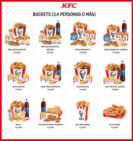 Catálogo KFC en Cali | Promociones | 6/6/2022 - 12/7/2022
