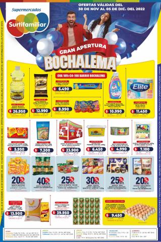 Ofertas de Supermercados en Baranoa | Gran Apertura Bochalema de Surtifamiliar | 1/12/2022 - 5/12/2022