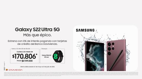 Ofertas de Informática y Electrónica en Rionegro Antioquia | Ofertas Samsung de Samsung | 6/6/2022 - 31/7/2022