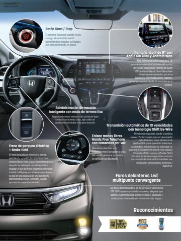 Catálogo Honda | Ficha Tecnica Odyssey  | 25/3/2022 - 31/1/2023
