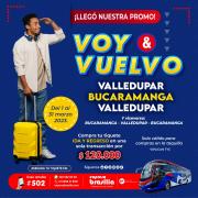 Ofertas de Viajes en Bogotá | Promo Voy y Vuelvo de Expreso Brasilia | 9/3/2023 - 31/3/2023
