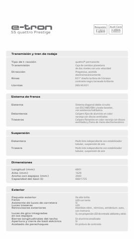 Catálogo Audi en Bogotá | e-tron 55 quattro Prestige | 6/7/2022 - 6/7/2023