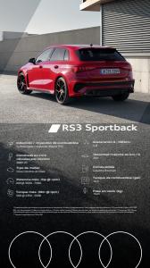Catálogo Audi | Audi RS3 Sportback TFSI quattro MY2022 | 6/8/2022 - 6/8/2023