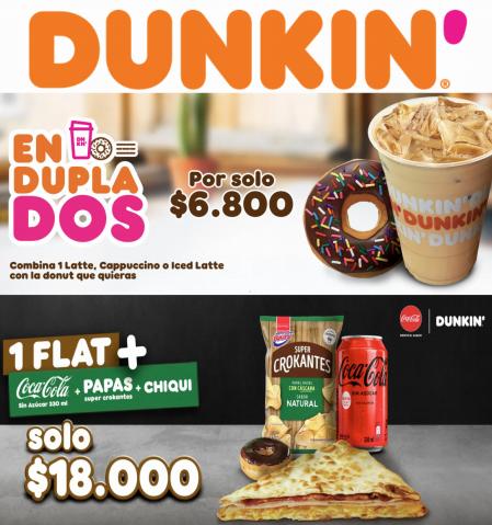 Ofertas de Restaurantes en Barranquilla | Dunkin - Promociones de Dunkin Donuts | 4/7/2022 - 10/7/2022