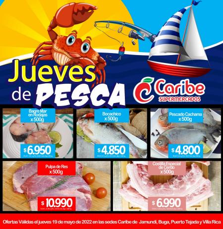 Catálogo Caribe Supermercados en Cali | Jueves de Pesca | 19/5/2022 - 19/5/2022