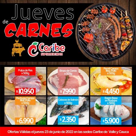 Catálogo Caribe Supermercados en Marinilla | Jueves de Carnes | 23/6/2022 - 23/6/2022