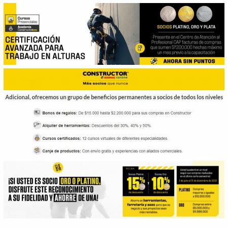 Catálogo Constructor en Cartagena | Certificación Avanzada | 4/5/2022 - 30/6/2022