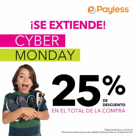 Catálogo Payless en Cali | Se Extiende Cyber Monday | 2/12/2022 - 5/12/2022