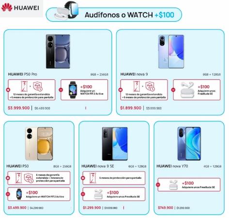 Ofertas de Informática y Electrónica en Bogotá | Ofertas Huawei de Huawei | 5/7/2022 - 31/7/2022