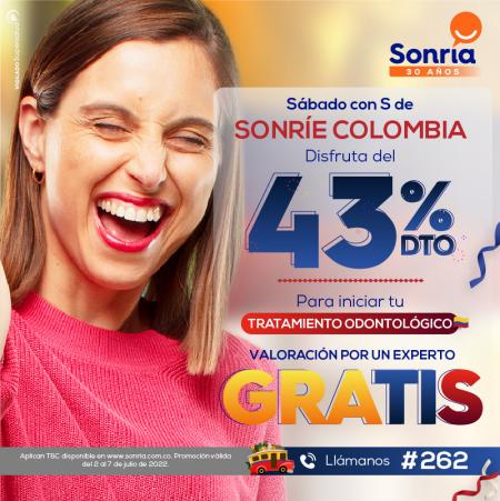 Ofertas de Farmacias, Droguerías y Ópticas en Bucaramanga | Ofertas Sonría de Sonría | 3/7/2022 - 31/7/2022