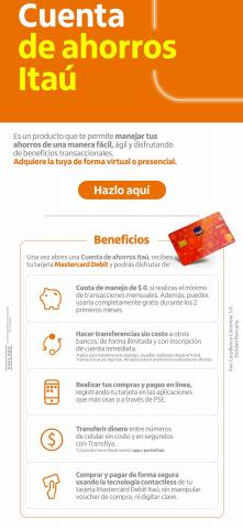 Ofertas de Bancos y Seguros en Montería | Cuenta de Ahorros de Banco Itaú | 1/8/2022 - 31/10/2022