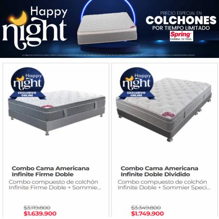 Catálogo Colchones Spring | Happy Night Spring | 24/1/2023 - 31/1/2023