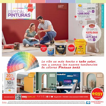 Catálogo Easy en Barranquilla | ESPECIAL PINTURAS  | 6/10/2022 - 30/10/2022