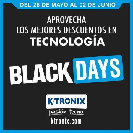 Catálogo Ktronix en Medellín | Ofertas Ktronix Black Days | 27/5/2023 - 2/6/2023