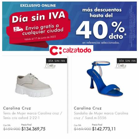 Catálogo Calzatodo en Barranquilla | Ofertas Día Sin Iva Calzatodo | 17/6/2022 - 17/6/2022