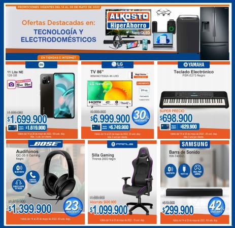 Catálogo Alkosto en Pereira | Tecnología y Electrodomésticos | 14/5/2022 - 20/5/2022