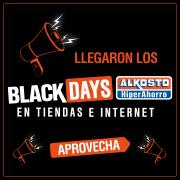 Ofertas de Almacenes en Candelaria Valle del Cauca | Ofertas Alkosto Black Days de Alkosto | 27/5/2023 - 2/6/2023