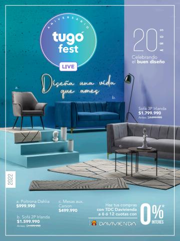 Ofertas de Hogar y Muebles en Bogotá | Tugó Fest Julio 2022 de Tugó | 2/7/2022 - 31/7/2022