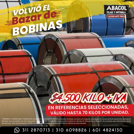 Catálogo ABACOL en Bogotá | Volvió el Bazar de Bobinas | 7/2/2022 - 20/2/2022