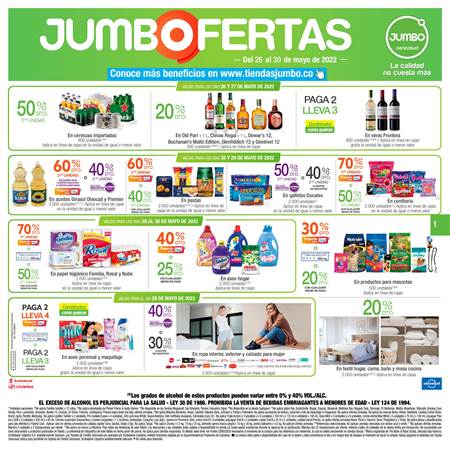 Ofertas de Supermercados | JUMBOFERTAS de Jumbo | 26/5/2022 - 30/5/2022