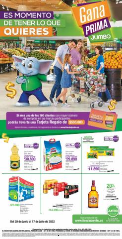 Ofertas de Supermercados en Girardota | GANA PRIMA JUMBO de Jumbo | 29/6/2022 - 17/7/2022