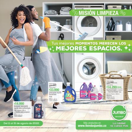 Ofertas de Supermercados en Sabana de Torres | MISIÓN LIMPIEZA de Jumbo | 11/8/2022 - 31/8/2022