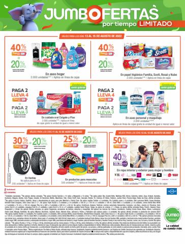 Ofertas de Supermercados en Chía | JUMBOFERTAS POR TIEMPO LIMITADO de Jumbo | 13/8/2022 - 15/8/2022