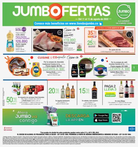 Ofertas de Supermercados en Chía | JUMBOFERTAS de Jumbo | 11/8/2022 - 17/8/2022