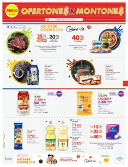 Ofertas de Supermercados en el catálogo de Metro ( Vence mañana)