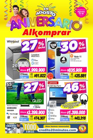 Ofertas de Informática y Electrónica en Barrancabermeja | Aniversario de Alkomprar | 13/8/2022 - 19/8/2022