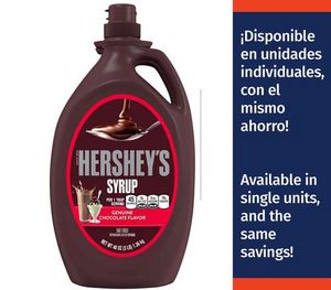 Oferta de Hershey's Jarabe de Chocolate 48 oz / 1.36 kg por $18500 en PriceSmart
